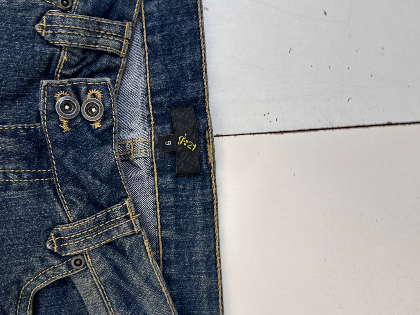 Lavtaljede jeans str: S