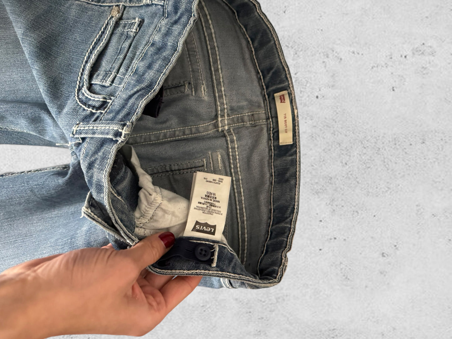 Lågmidjade jeans stl: XS