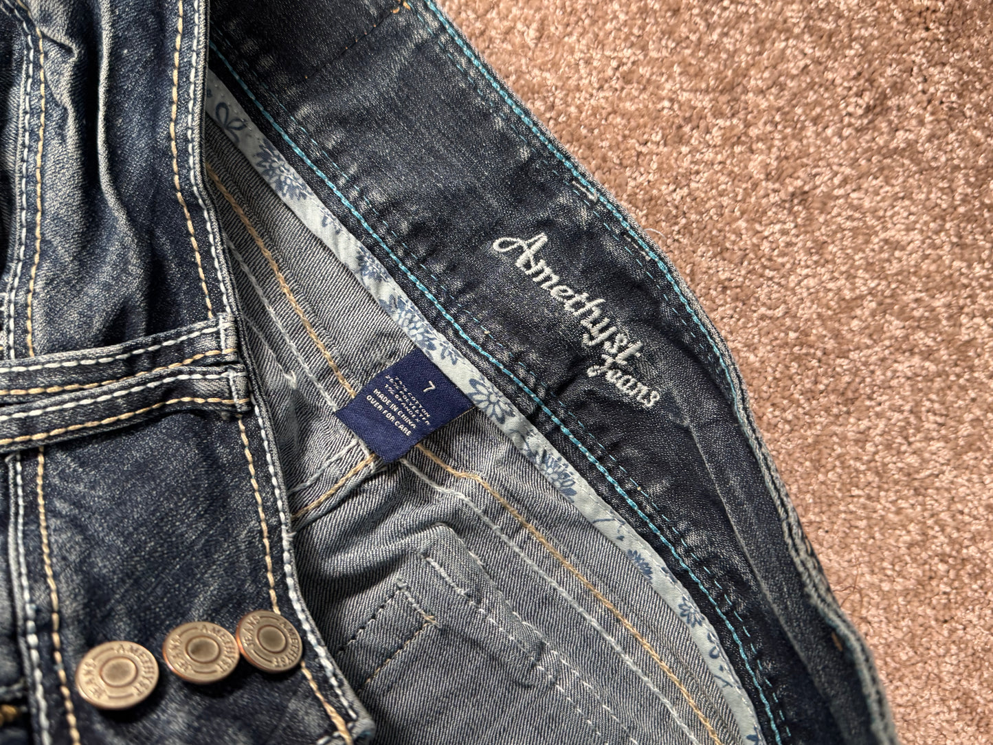 Lågmidjade jeans stl: S/M