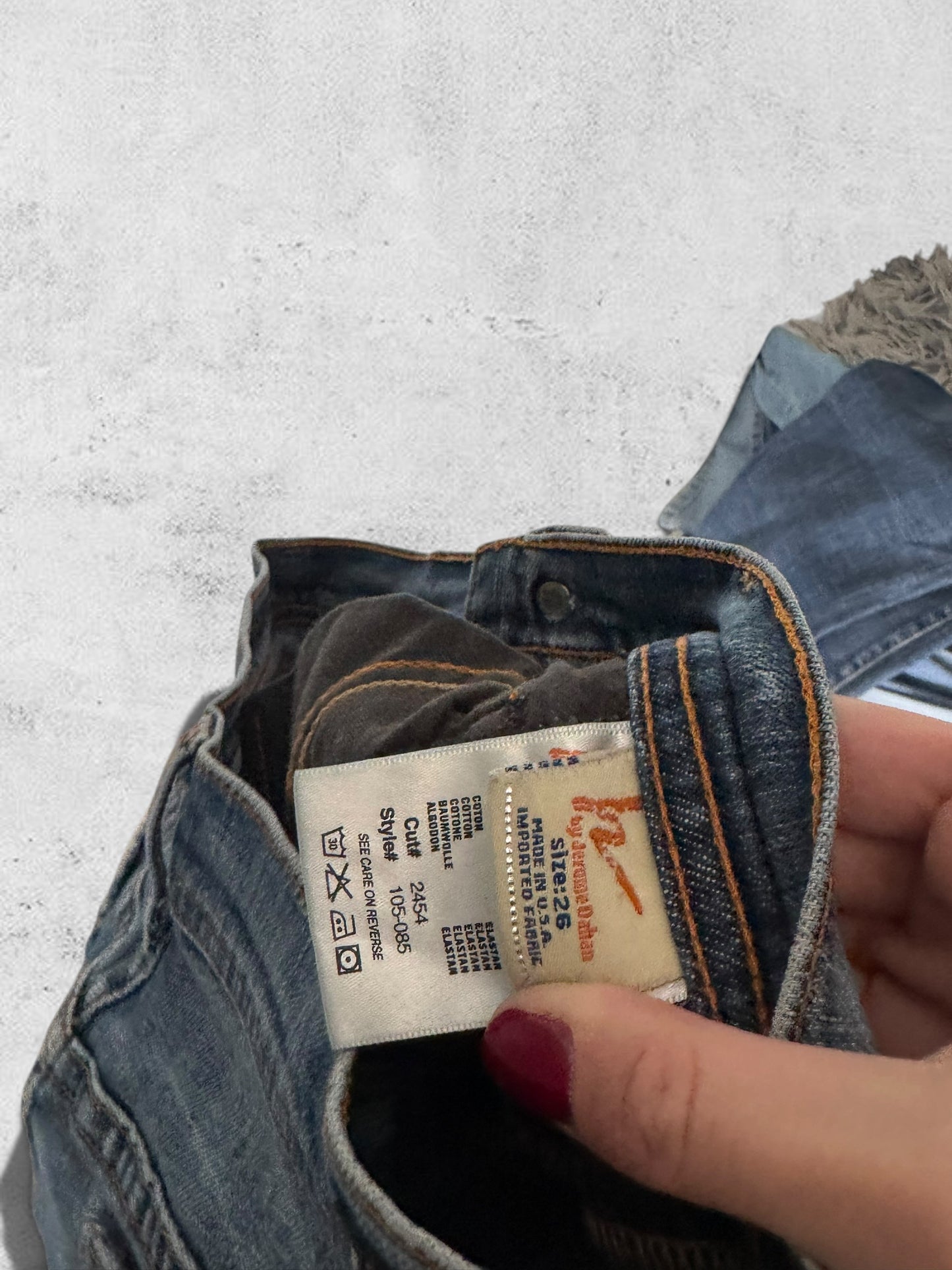 Lågmidjade jeans stl: XS