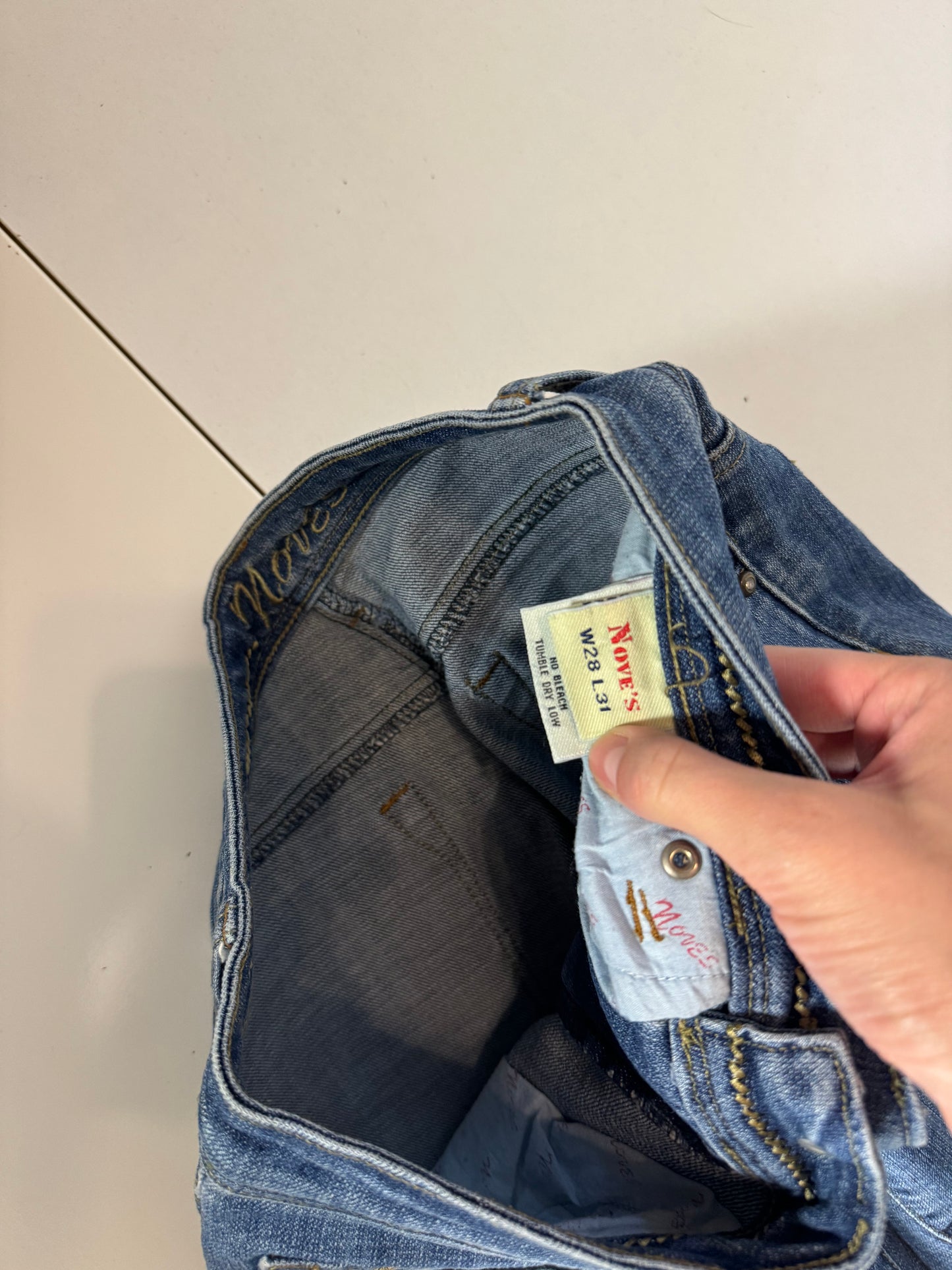 Lågmidjade jeans stl: XS