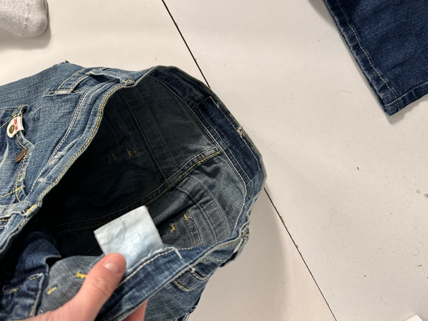 Lavlivede jeans str: XS