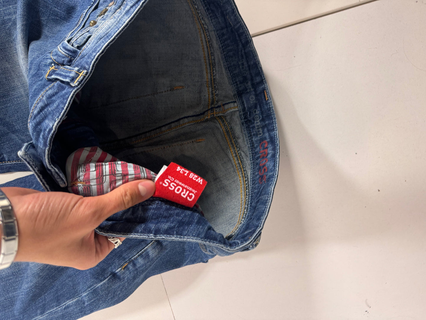 Lågmidjade jeans stl: S