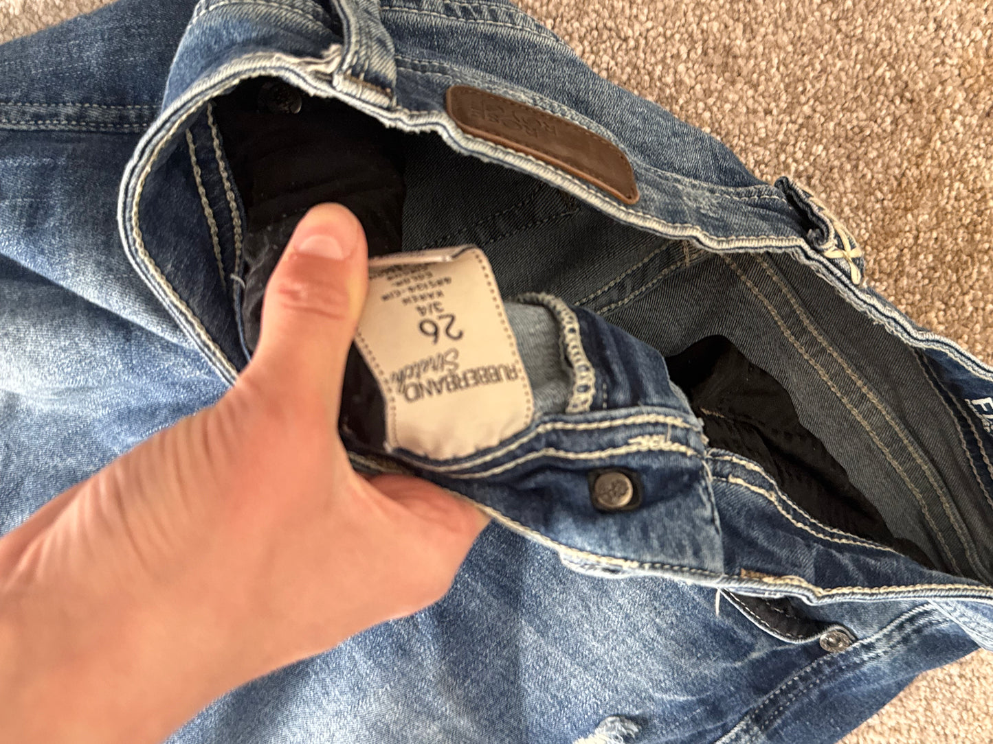 Lågmidjade jeans stl: XS