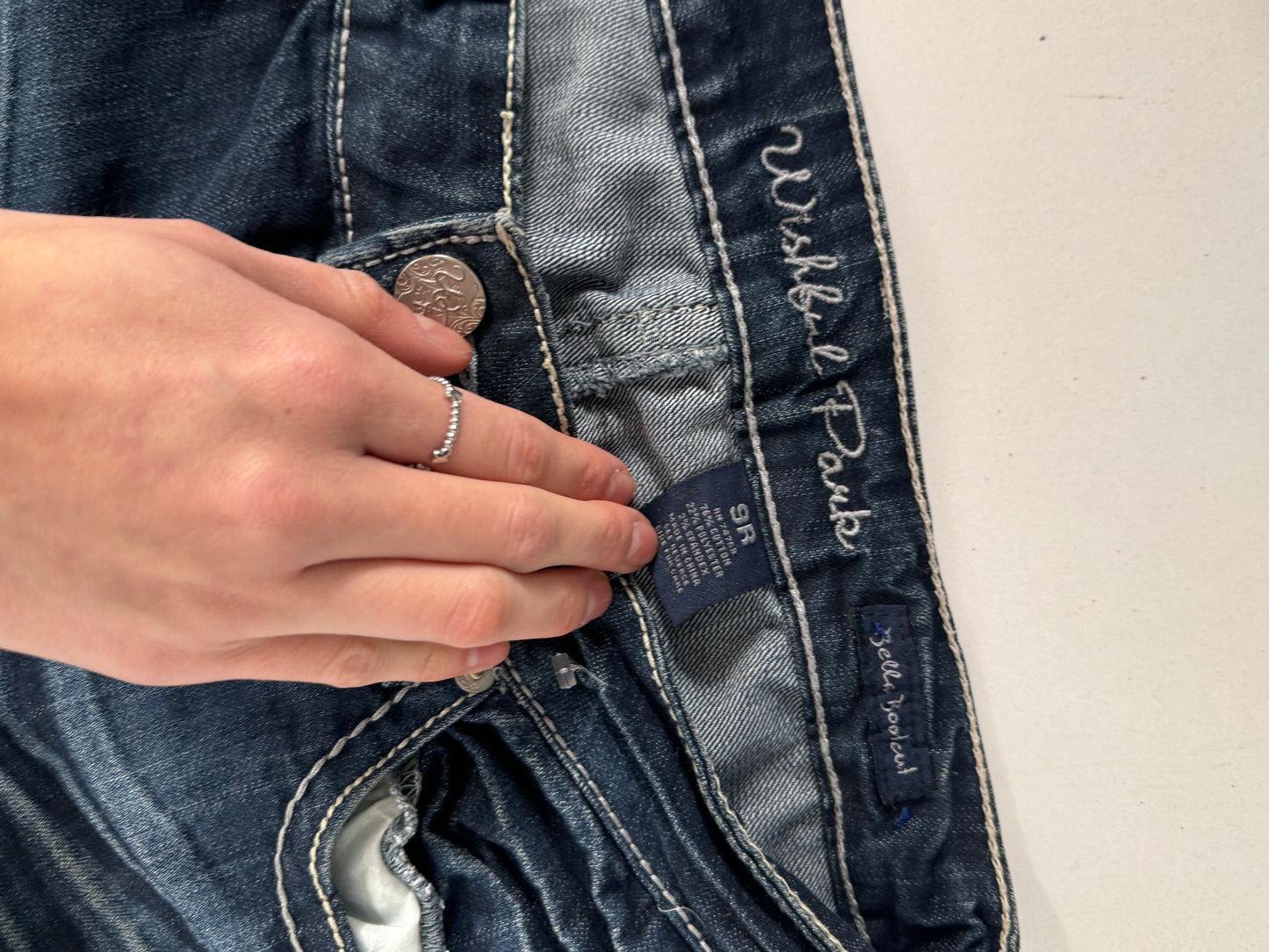 Lavtaljede jeans str: S/M