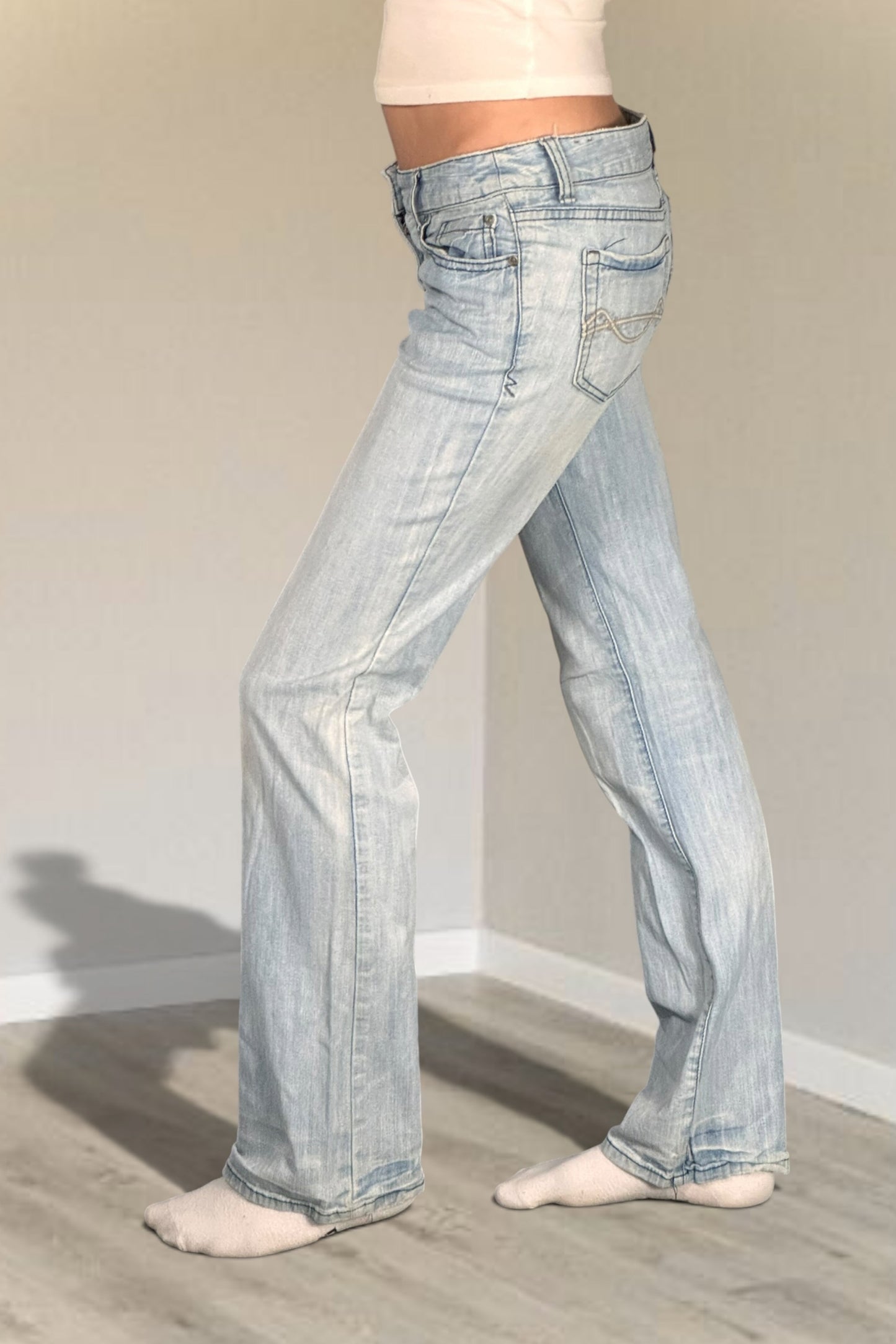 Lågmidjade jeans stl: XS