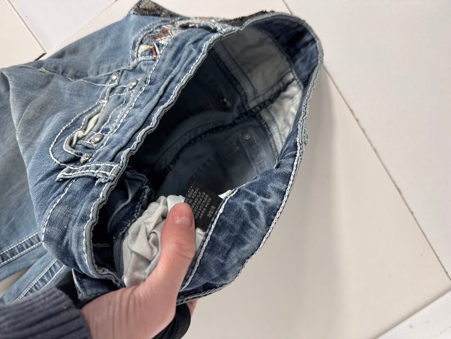 Lågmidjade jeans stl: XS