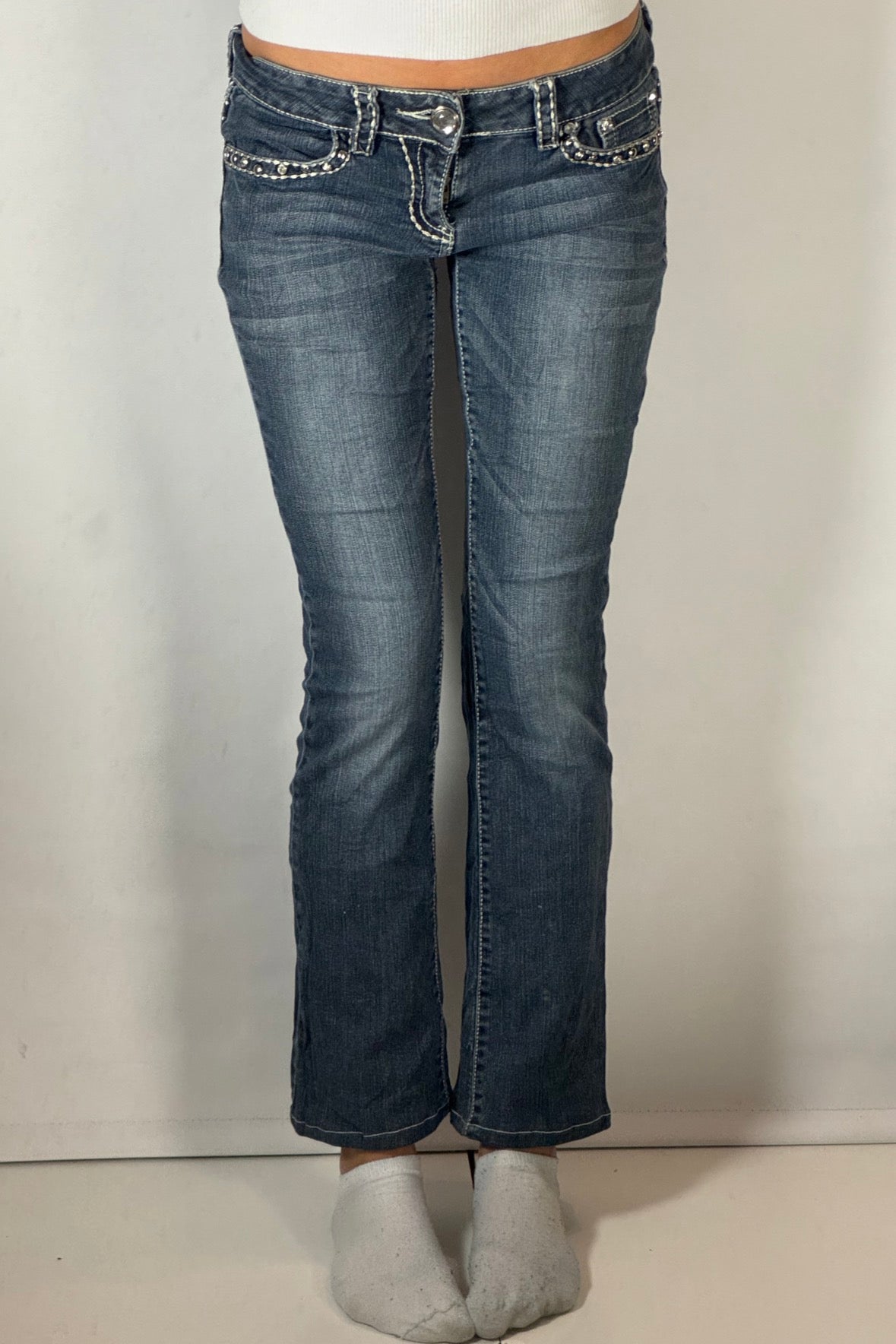 Lågmidjade jeans stl: XS