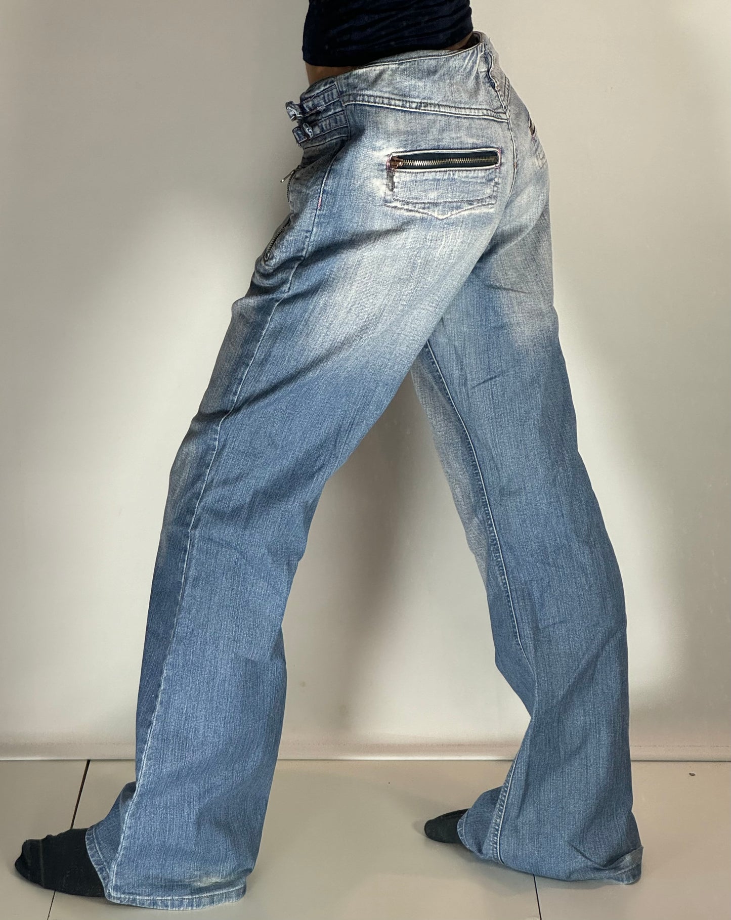 Lågmidjade jeans stl: M