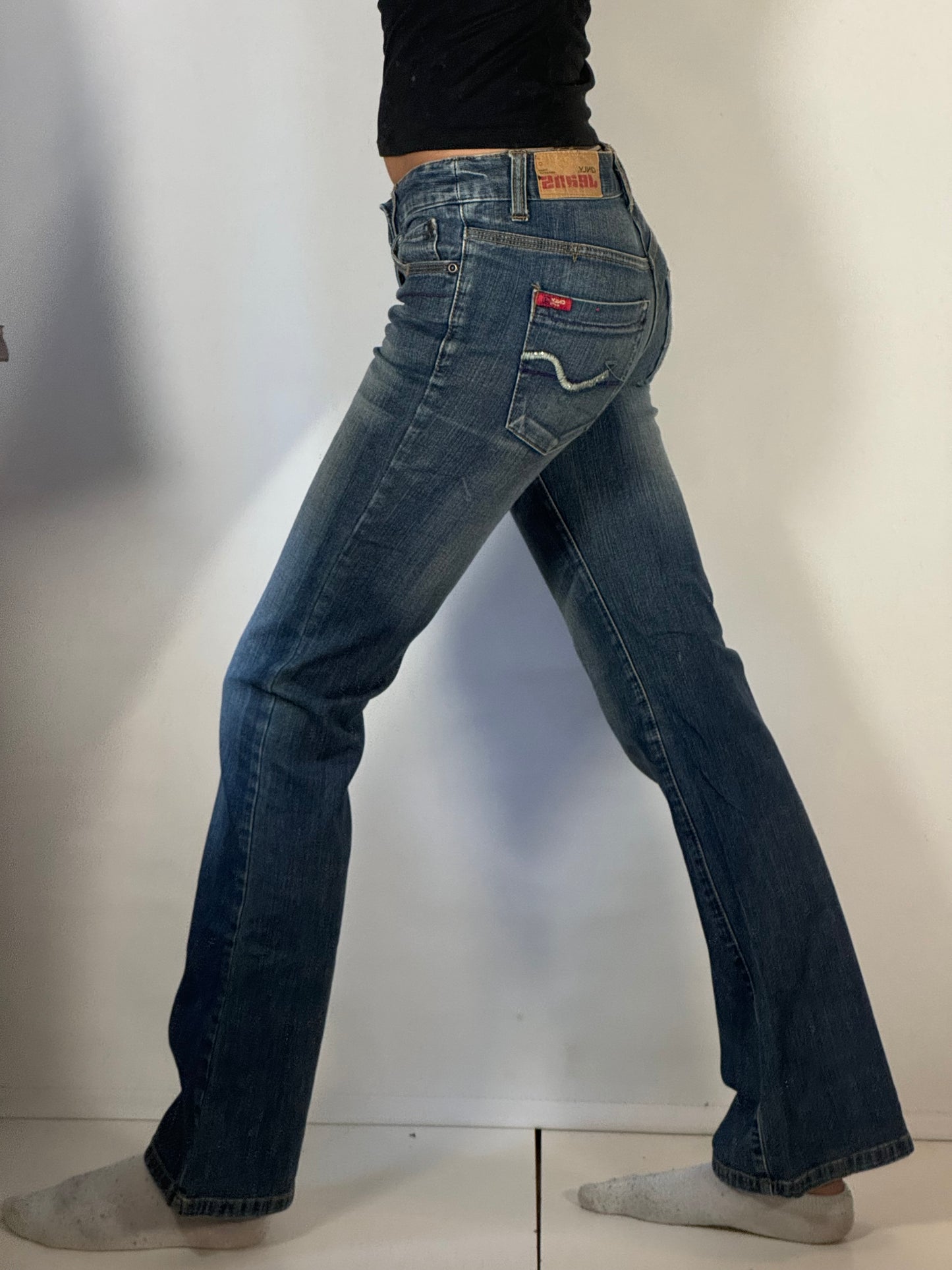 Lågmidjade jeans stl: XS