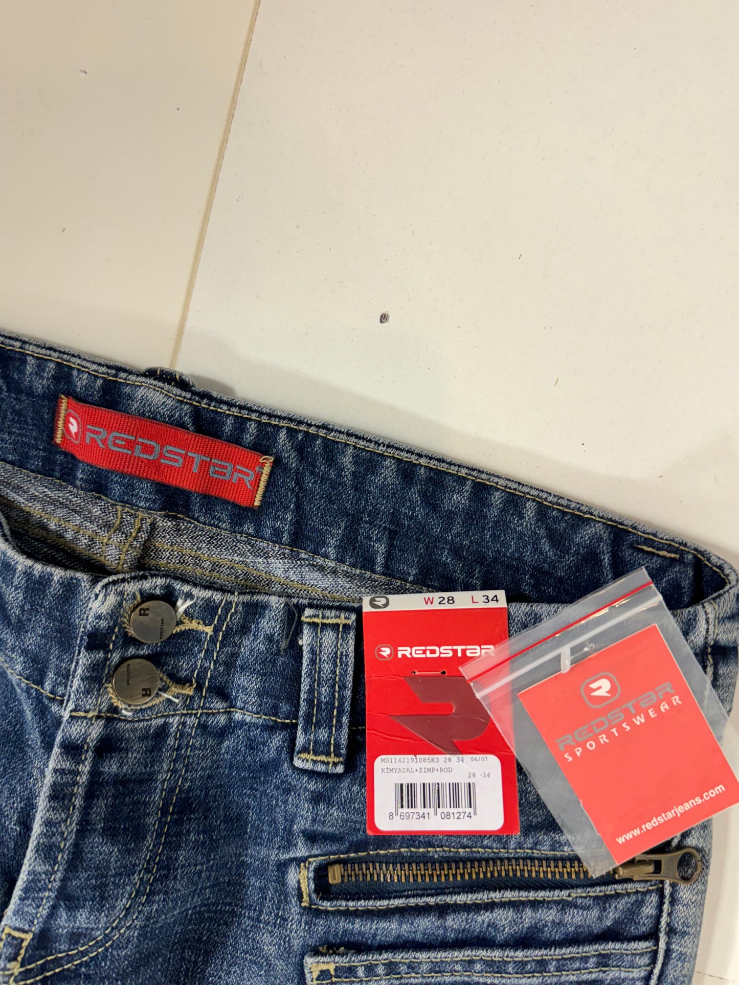 Lågmidjade jeans stl: XS