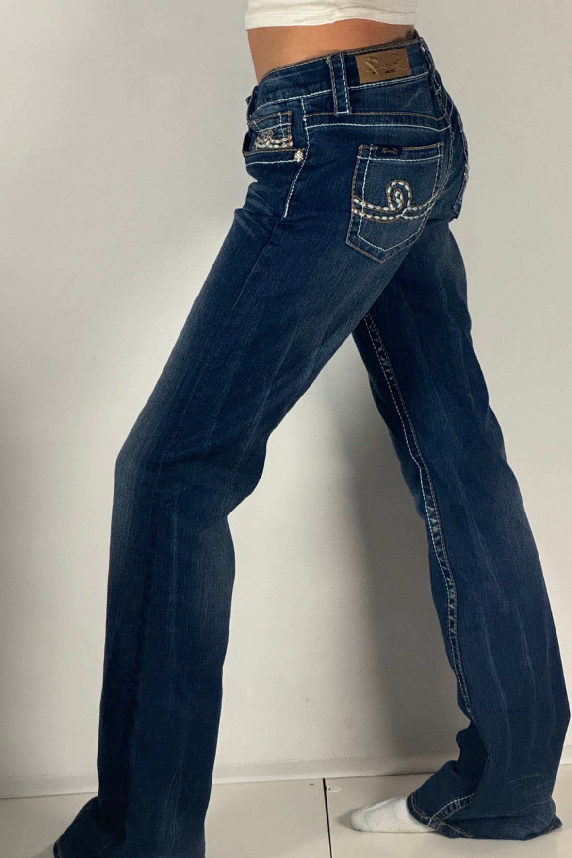 Lågmidjade jeans stl: S