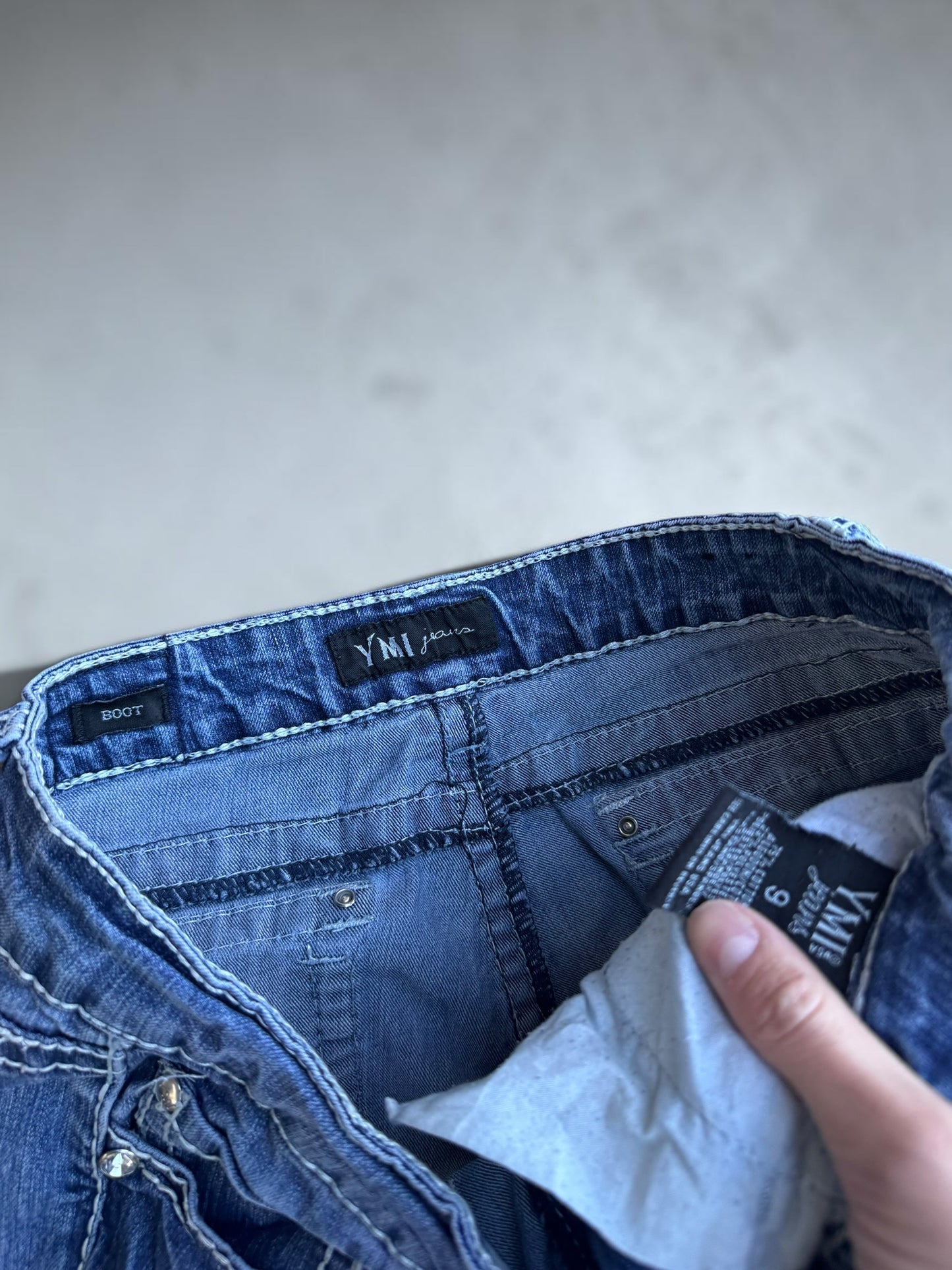 Lågmidjade jeans stl: S