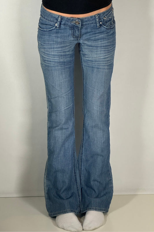 Lågmidjade jeans stl: S