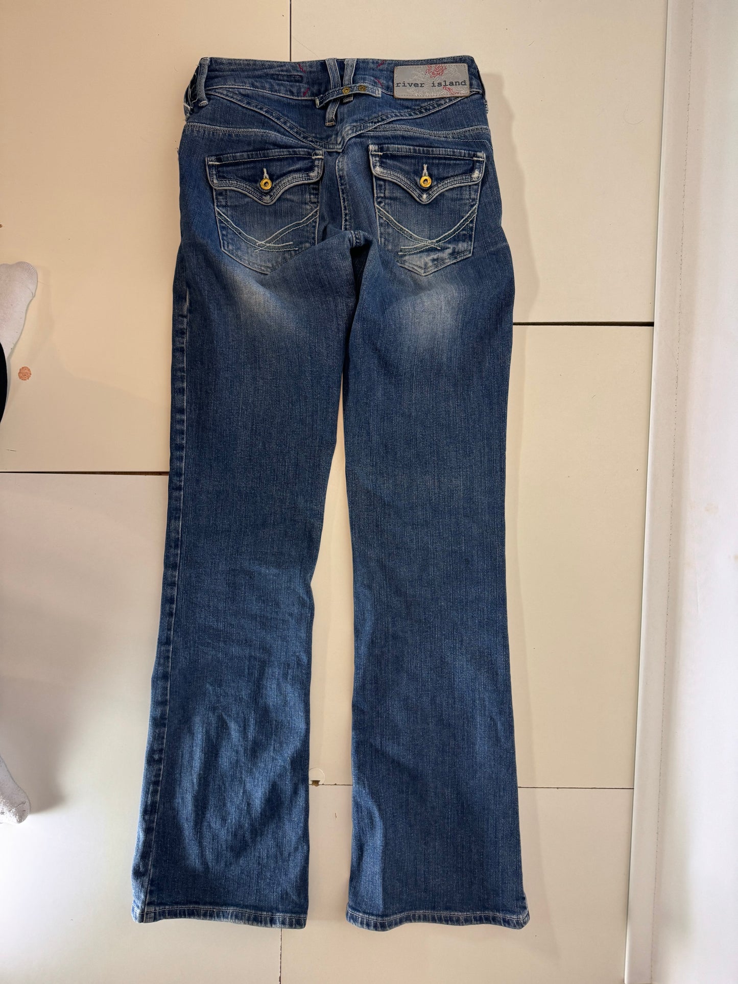 Lågmidjade jeans stl: XS