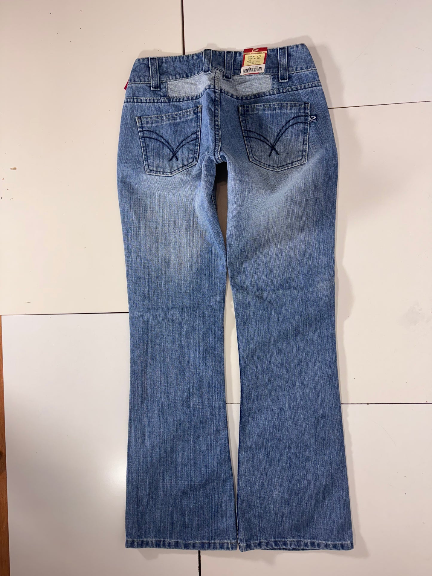 Lågmidjade jeans stl: XXXS (W26/L30)