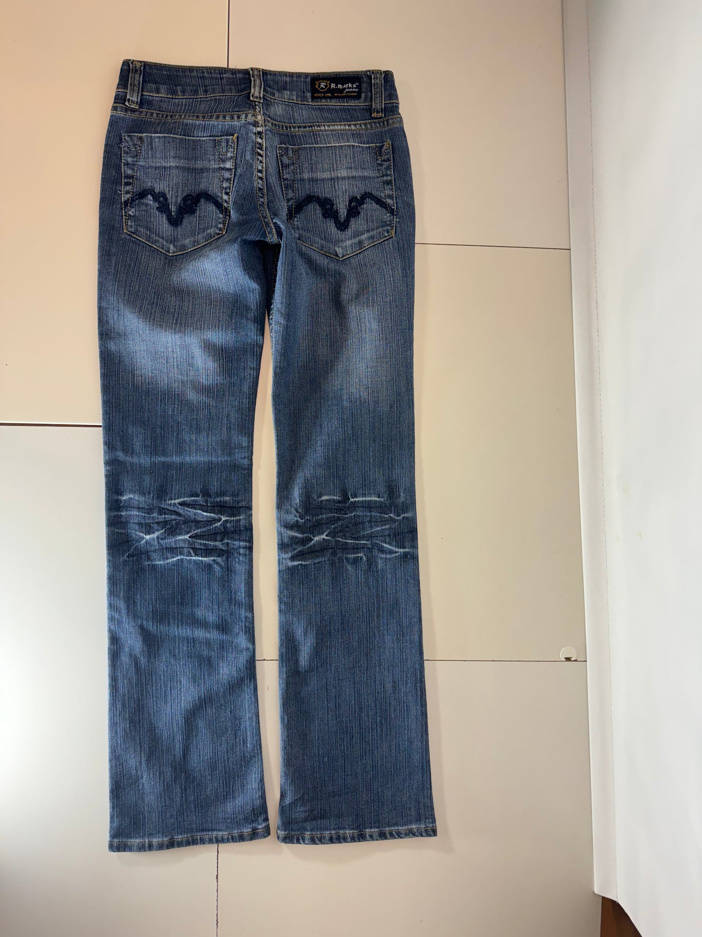 Lågmidjade jeans–stl: XS