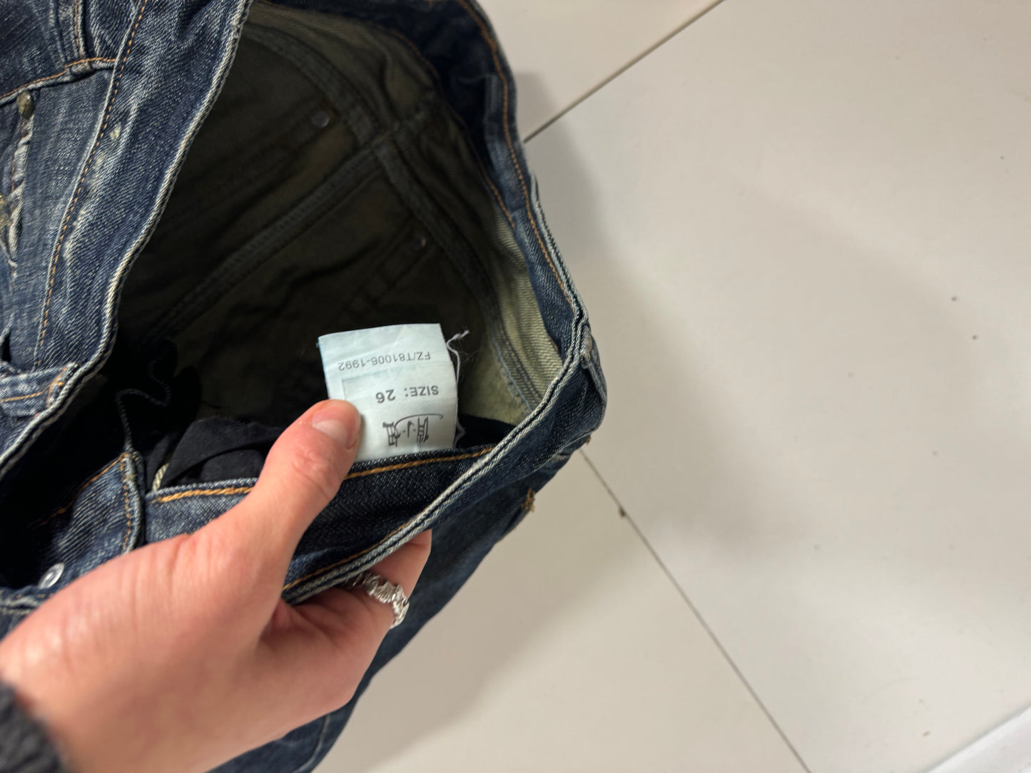 Lågmidjade jeans stl: XS