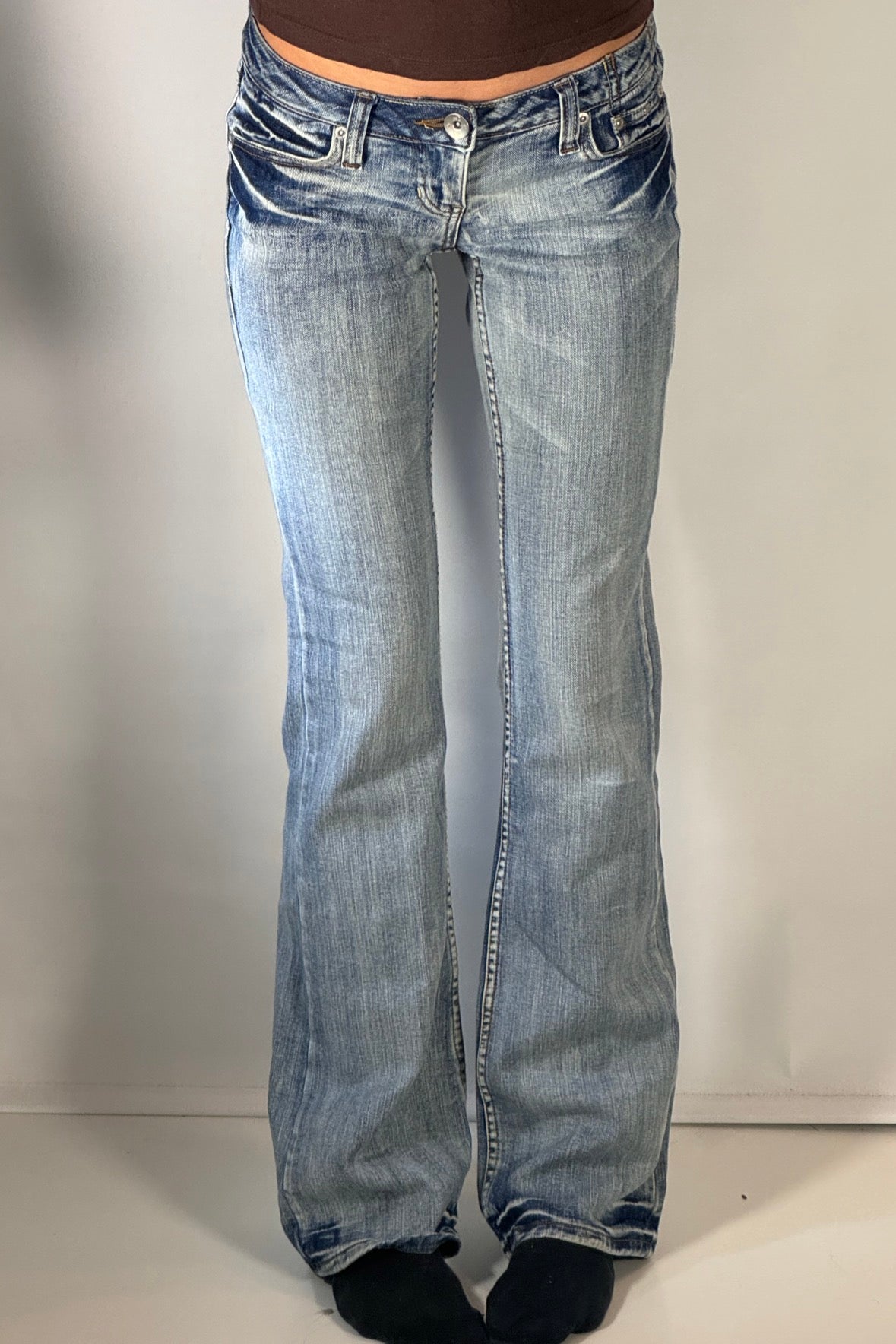 Lågmidjade jeans stl: XS
