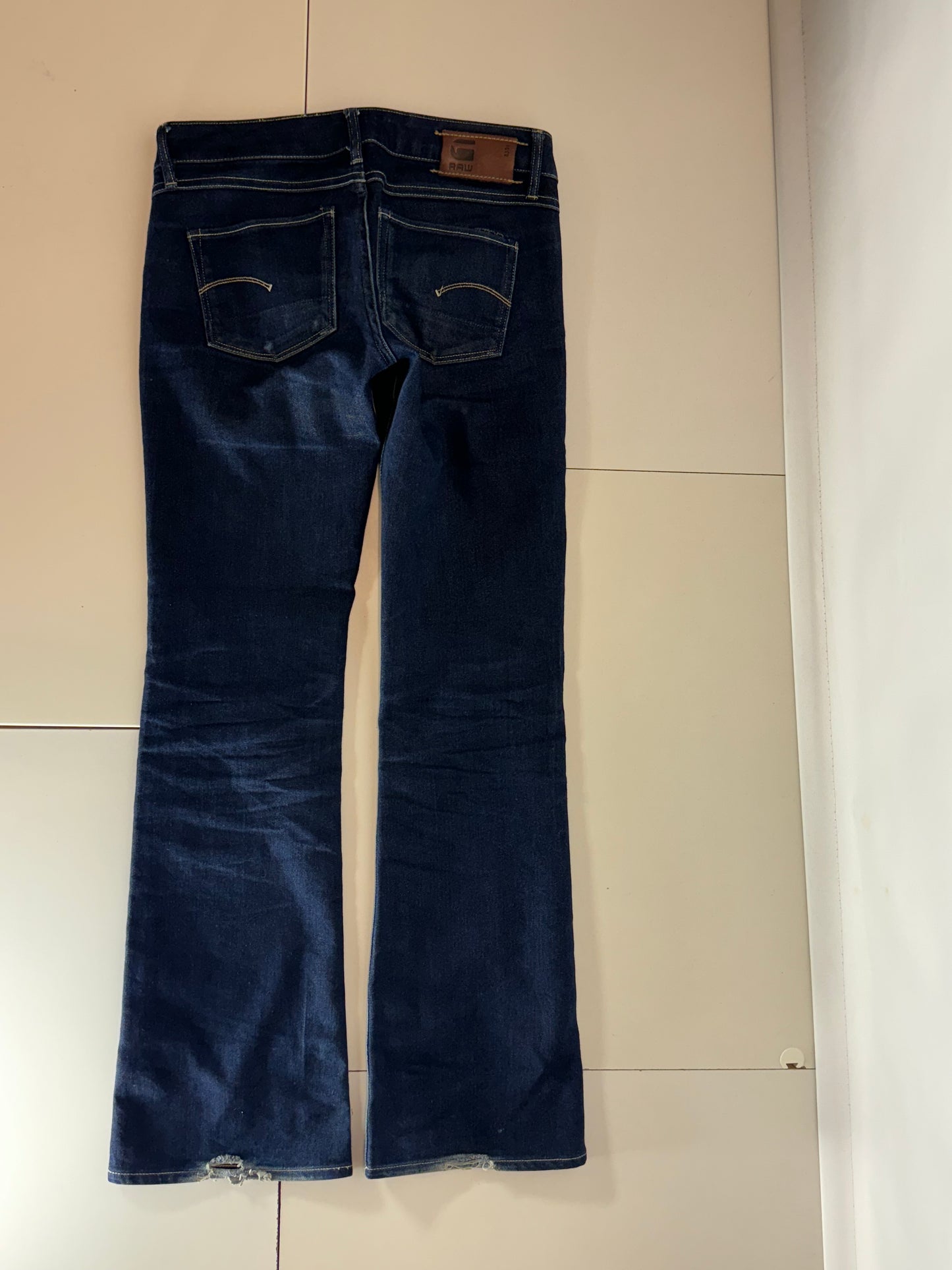Lågmidjade jeans–stl: XS