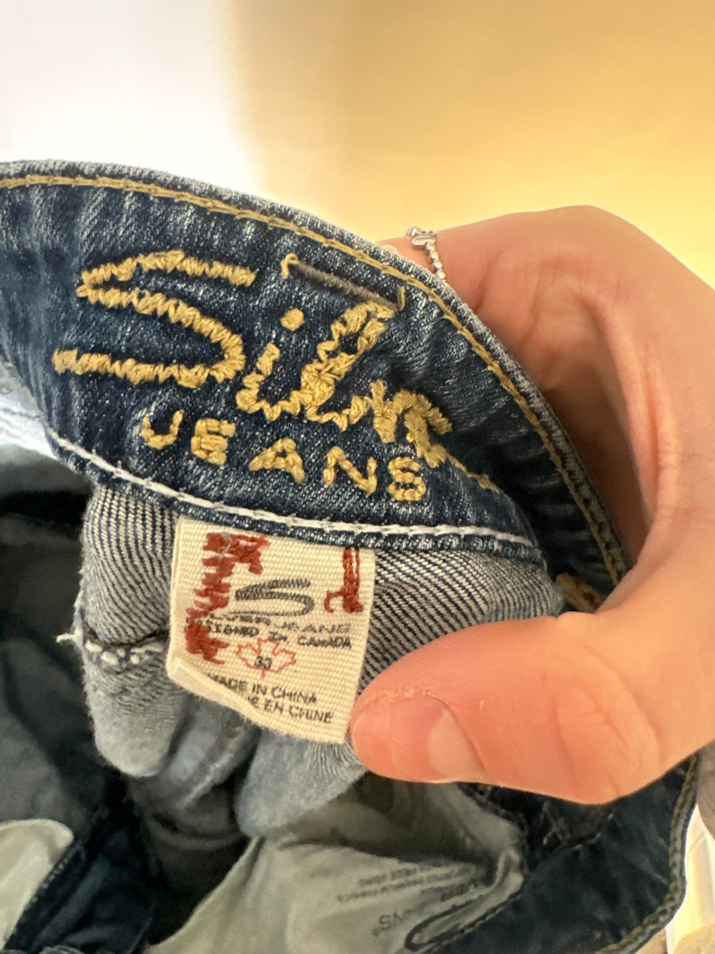 Lågmidjade jeans stl: L