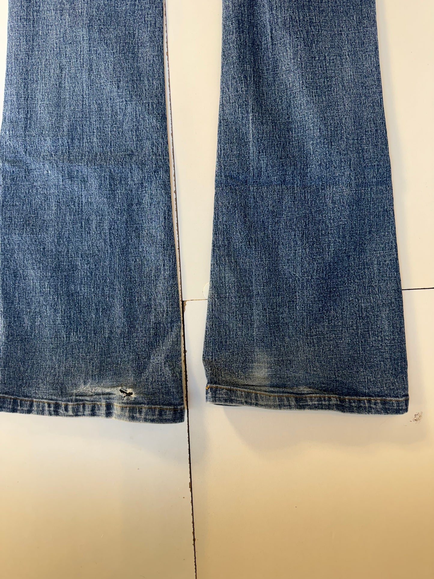 Lågmidjade jeans–stl: XS