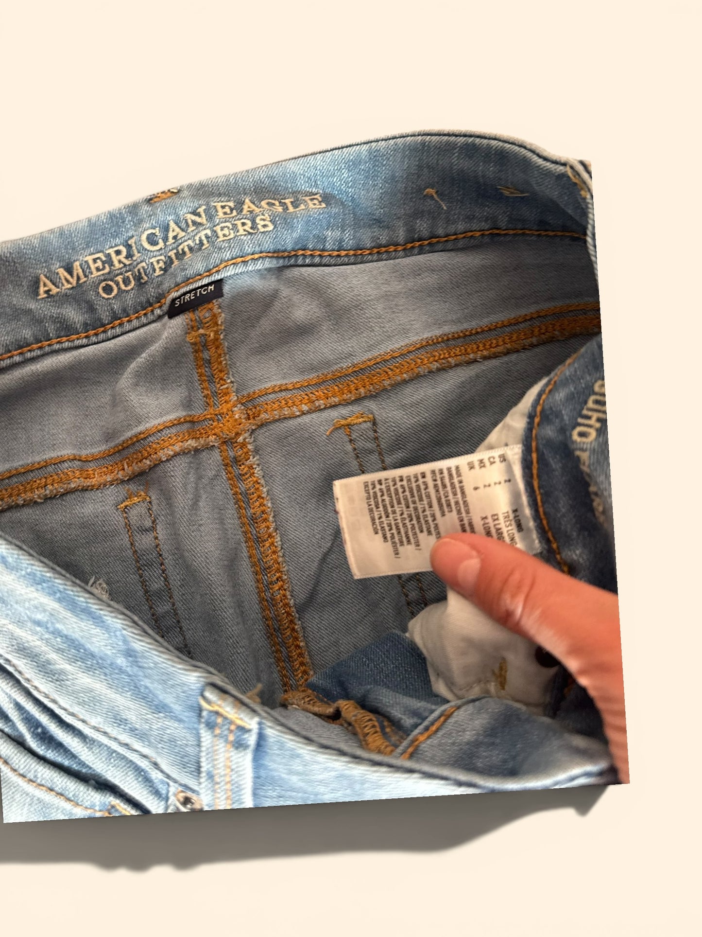 Lågmidjade jeans stl: XS/S
