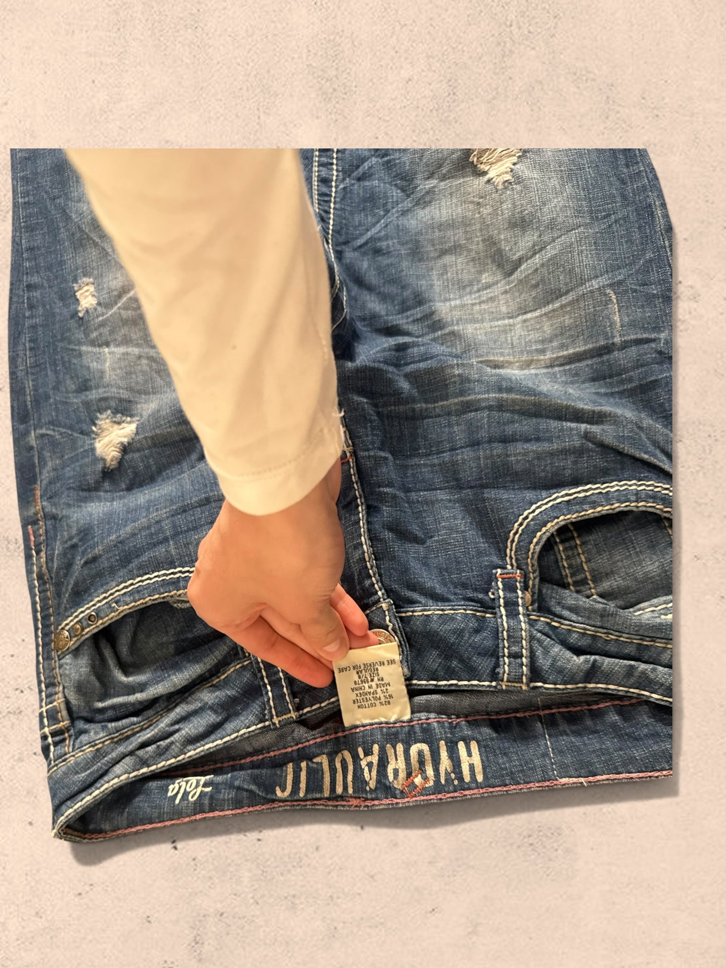 Lågmidjade jeans stl: S
