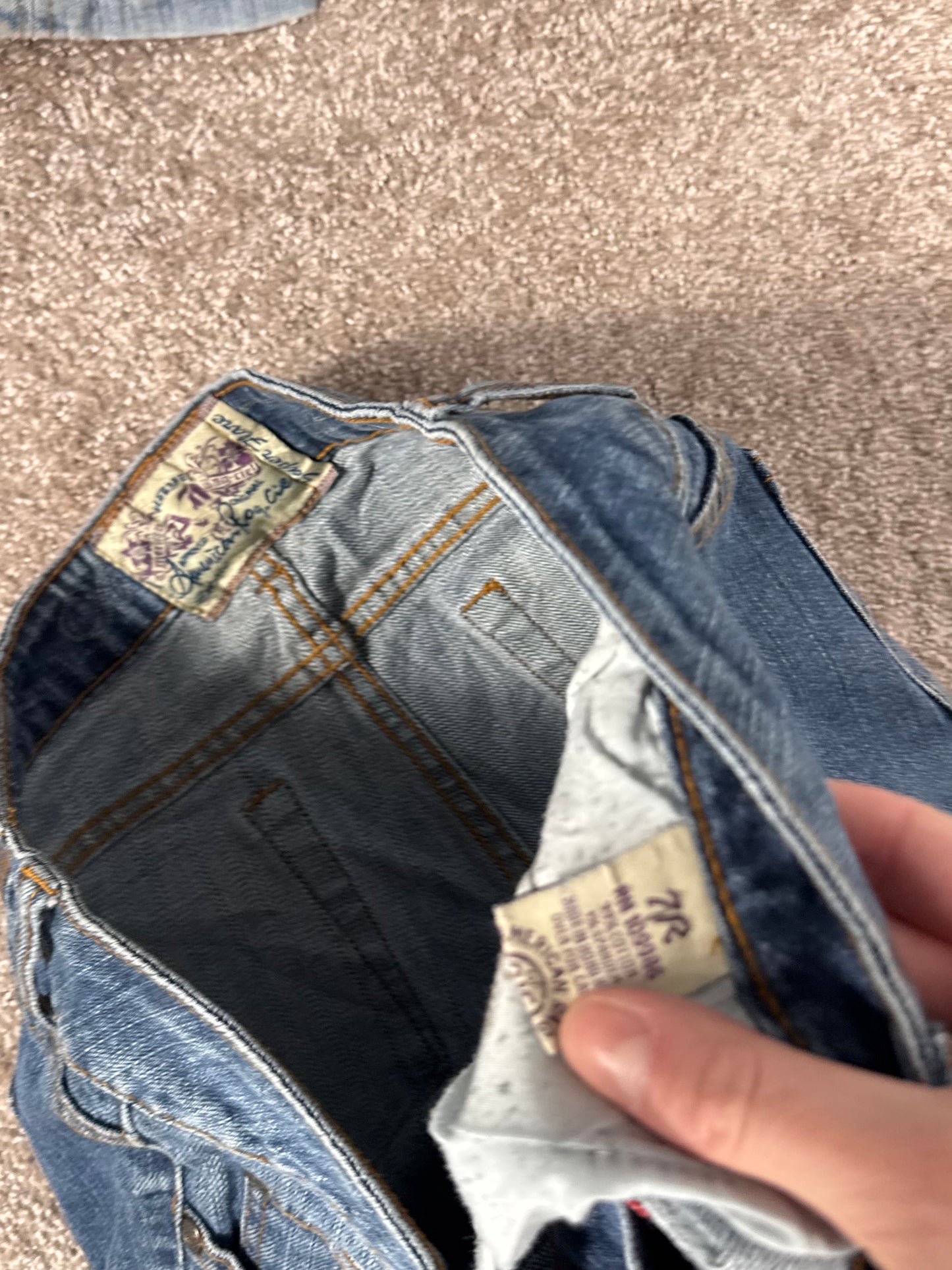 Lågmidjade jeans stl: S/M