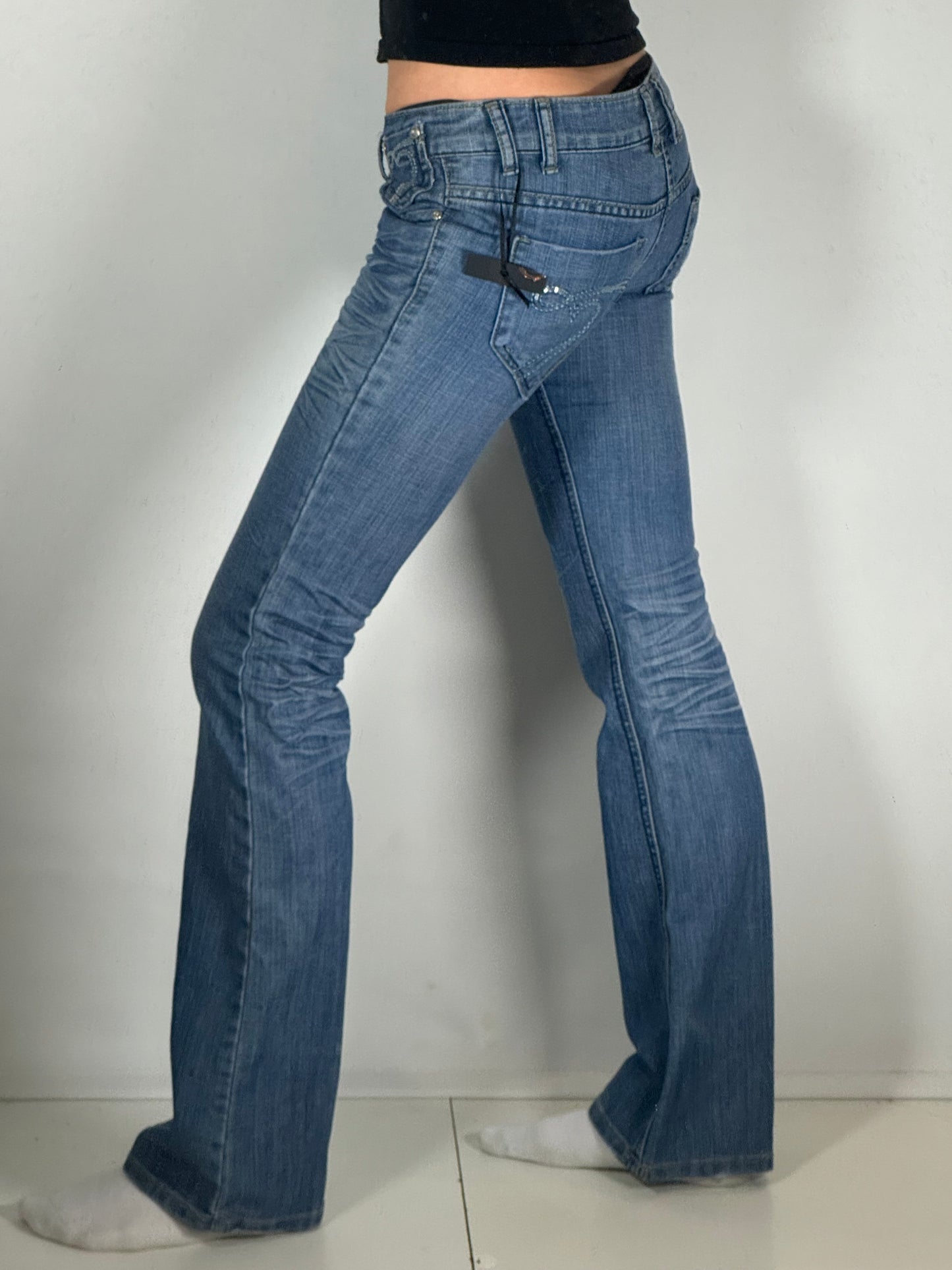 Lågmidjade jeans stl: XS/S