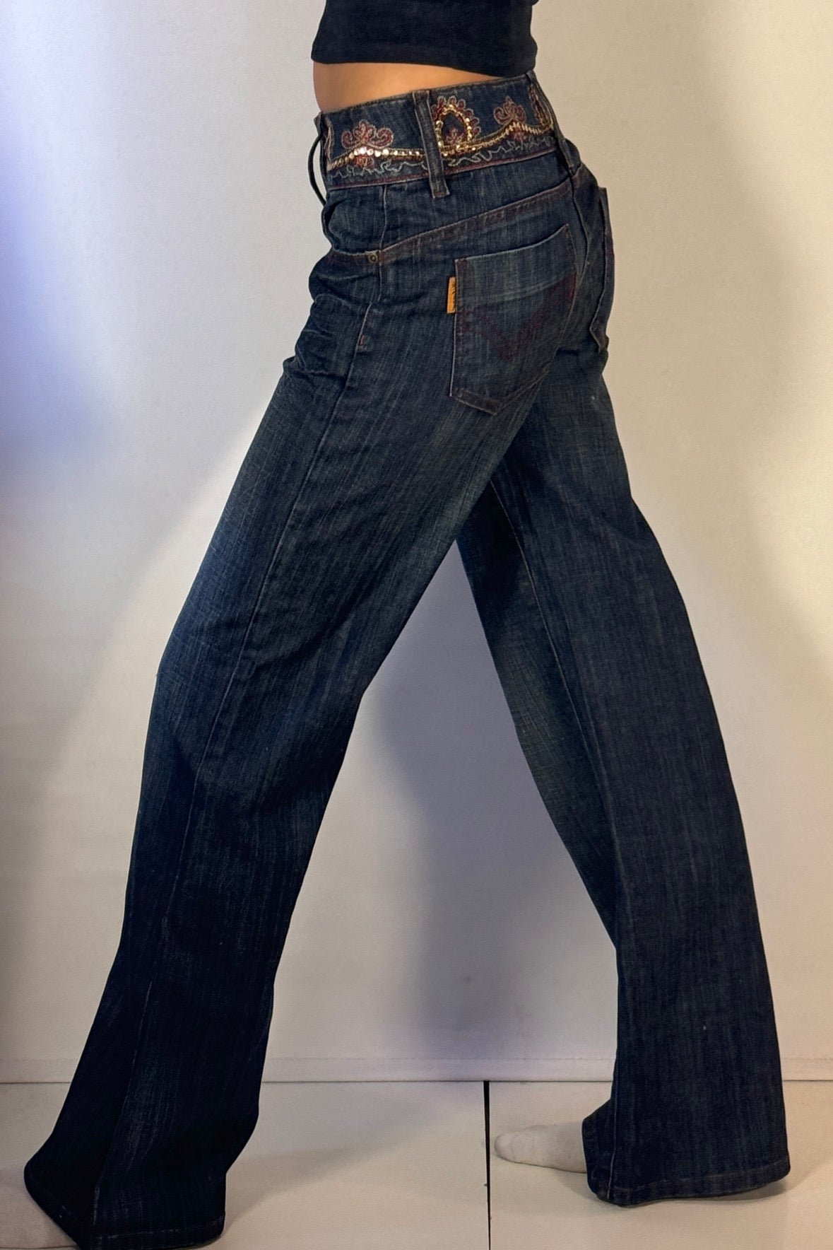 Lågmidjade jeans stl: XXS