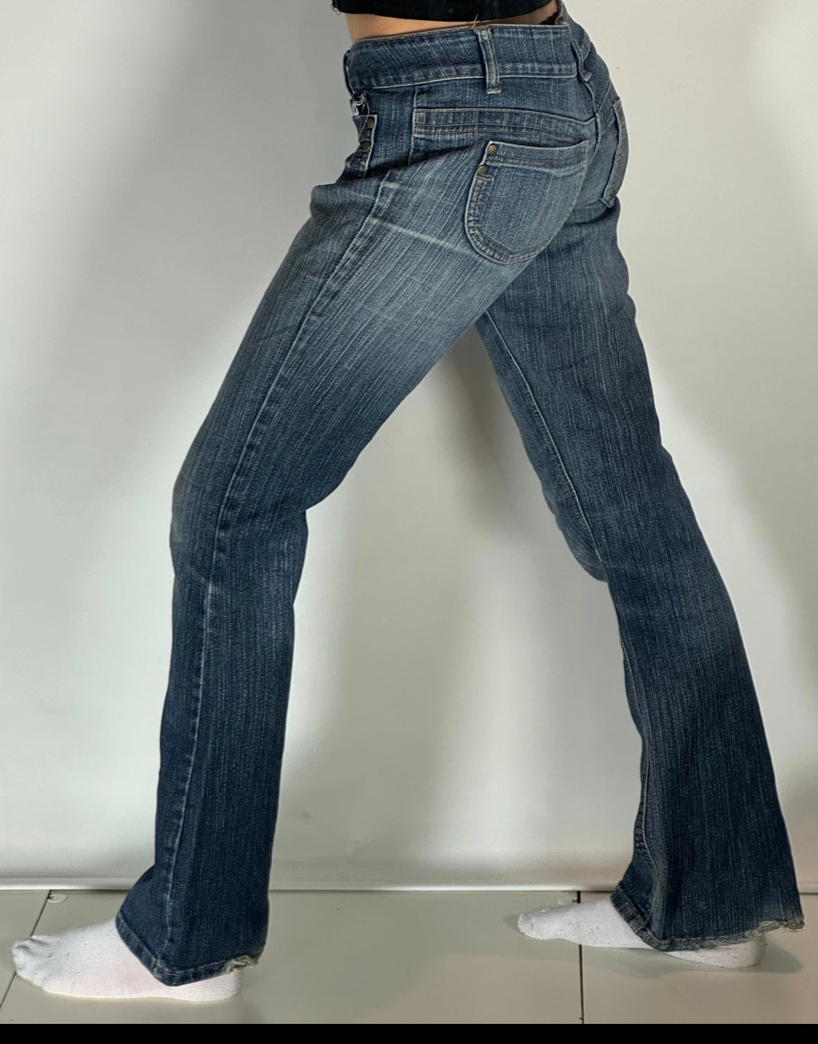Lågmidjade jeans stl: S