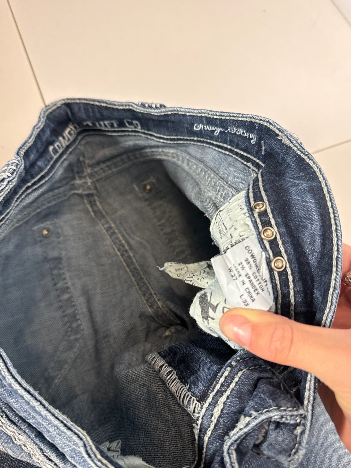 Lågmidjade jeans stl: S