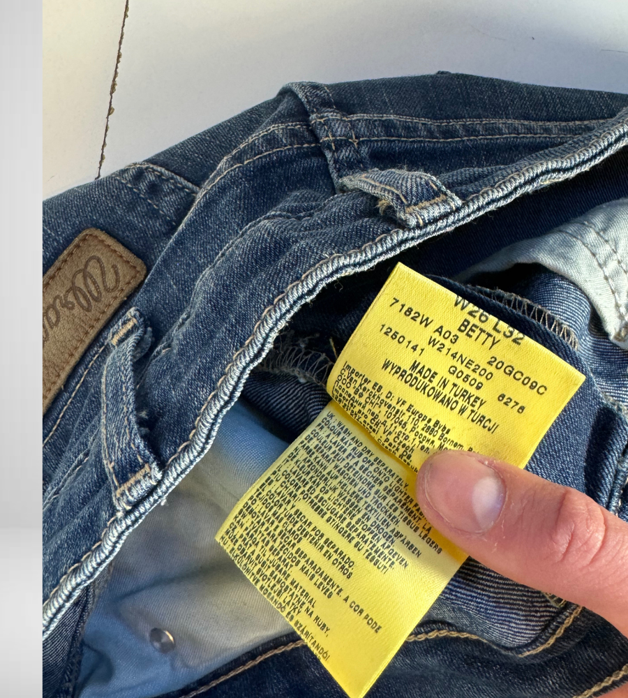 Wrangler jeans-stl: XS
