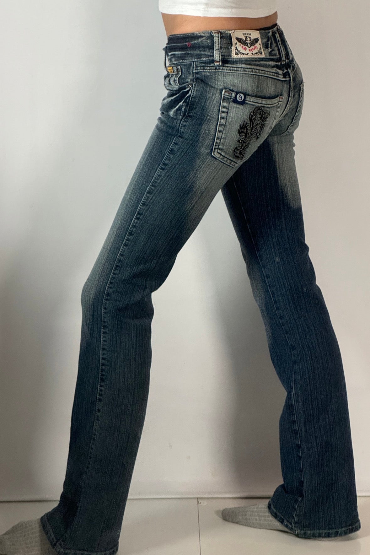 Lågmidjade jeans stl: XXS