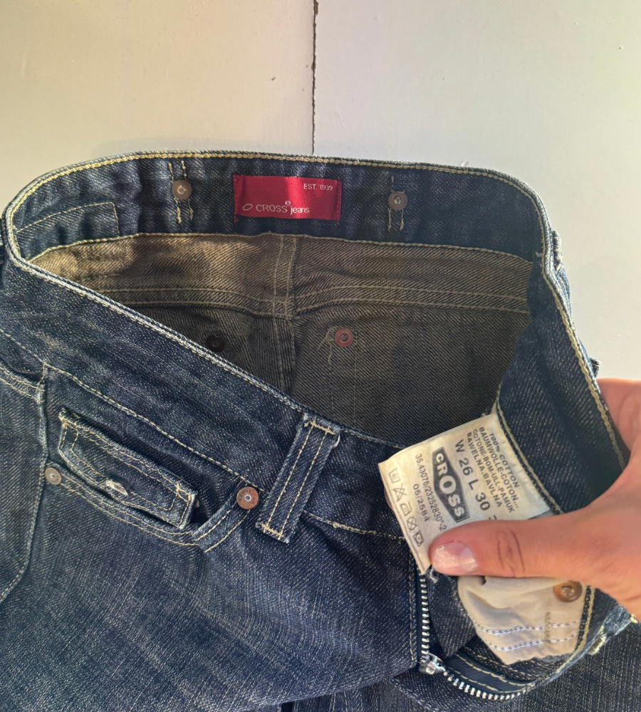 Lågmidjade jeans–stl: XXS