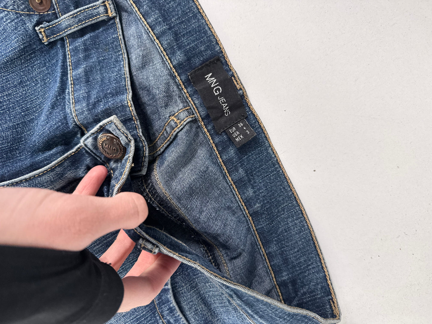 Lågmidjade jeans stl: S