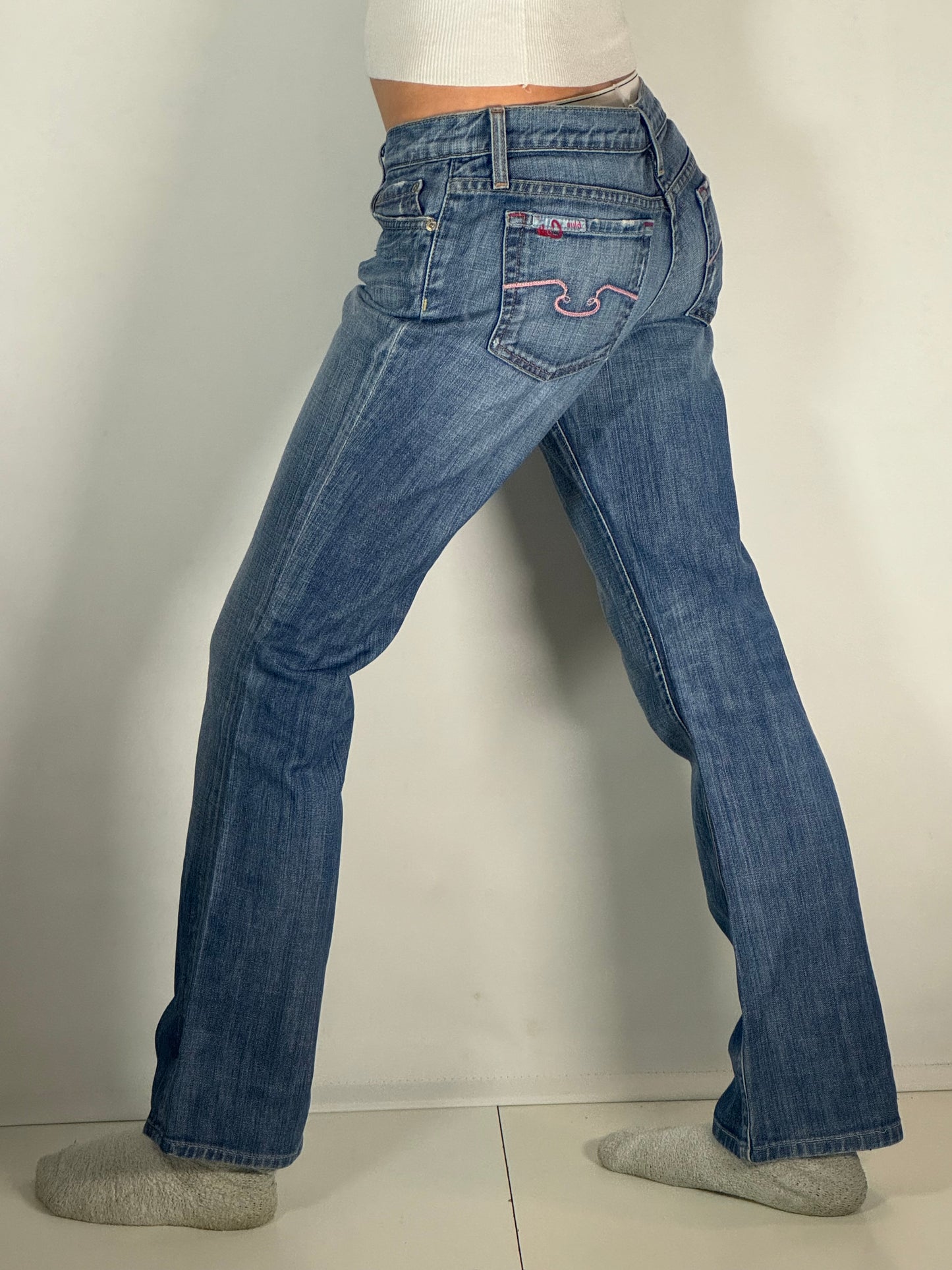 Lågmidjade jeans stl: S