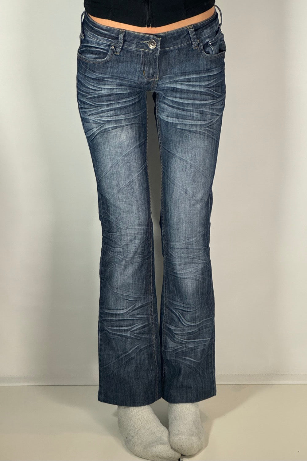 Lågmidjade jeans stl: S