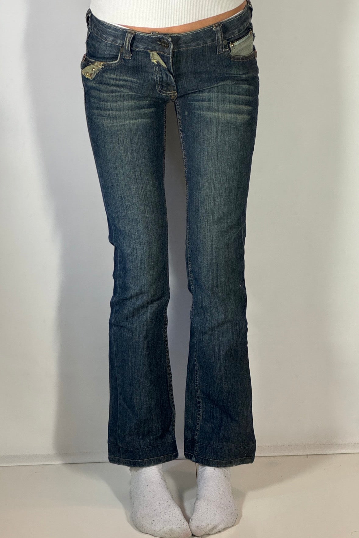 Lågmidjade jeans stl: XS