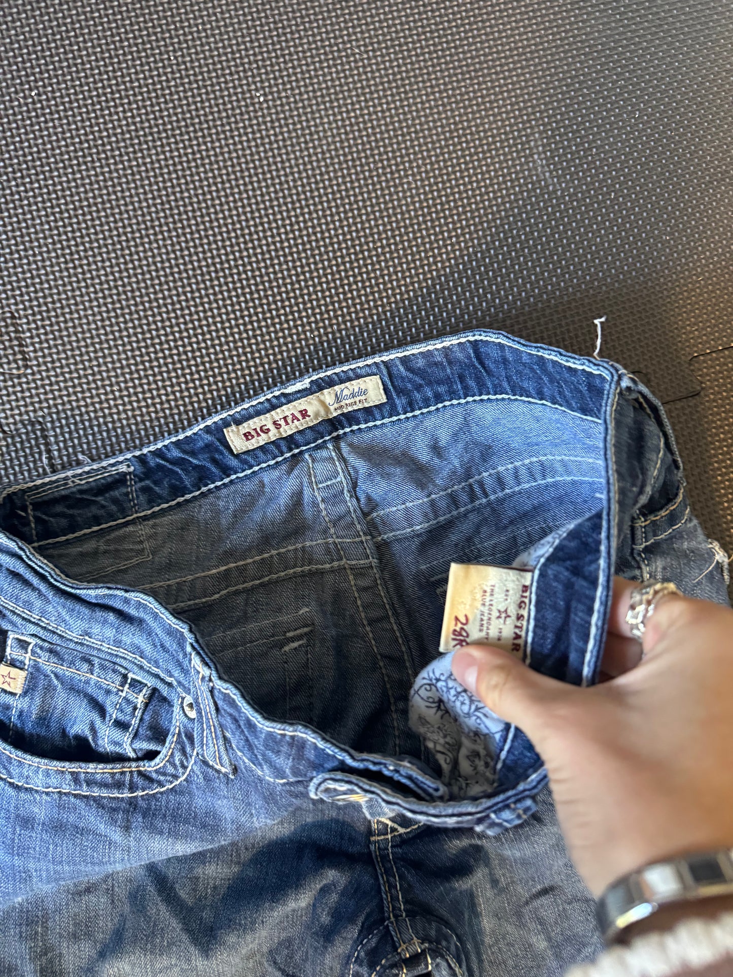 Lavtaljede jeans str: S/M