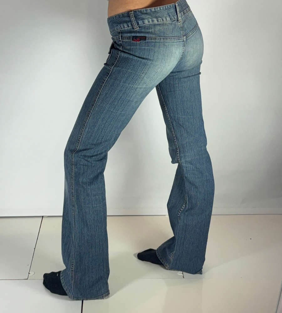 Lågmidjade jeans–stl: XS
