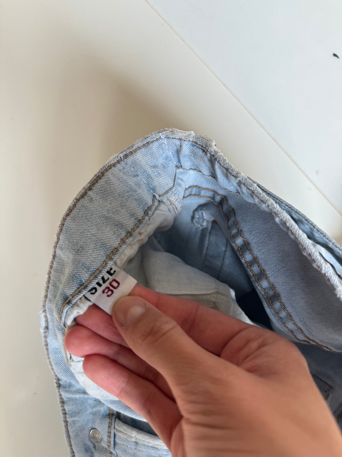 Utsvängda jeans stl: XS/S