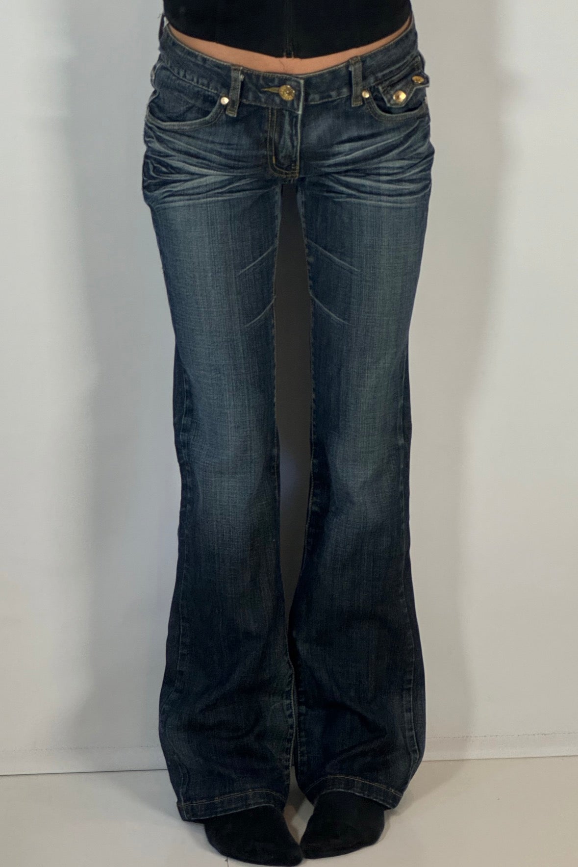 Lågmidjade jeans stl: S