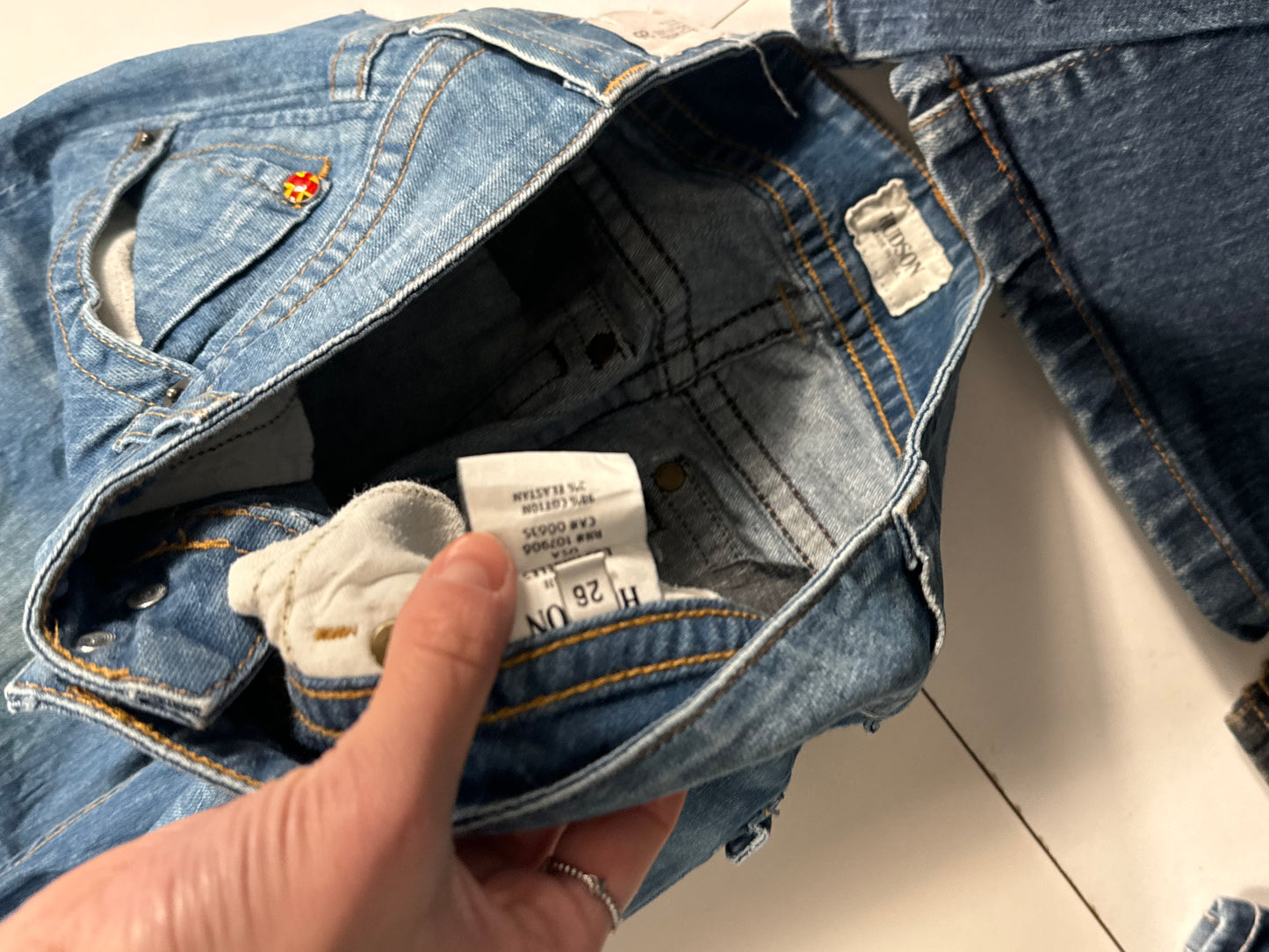 Lågmidjade jeans stl: XS