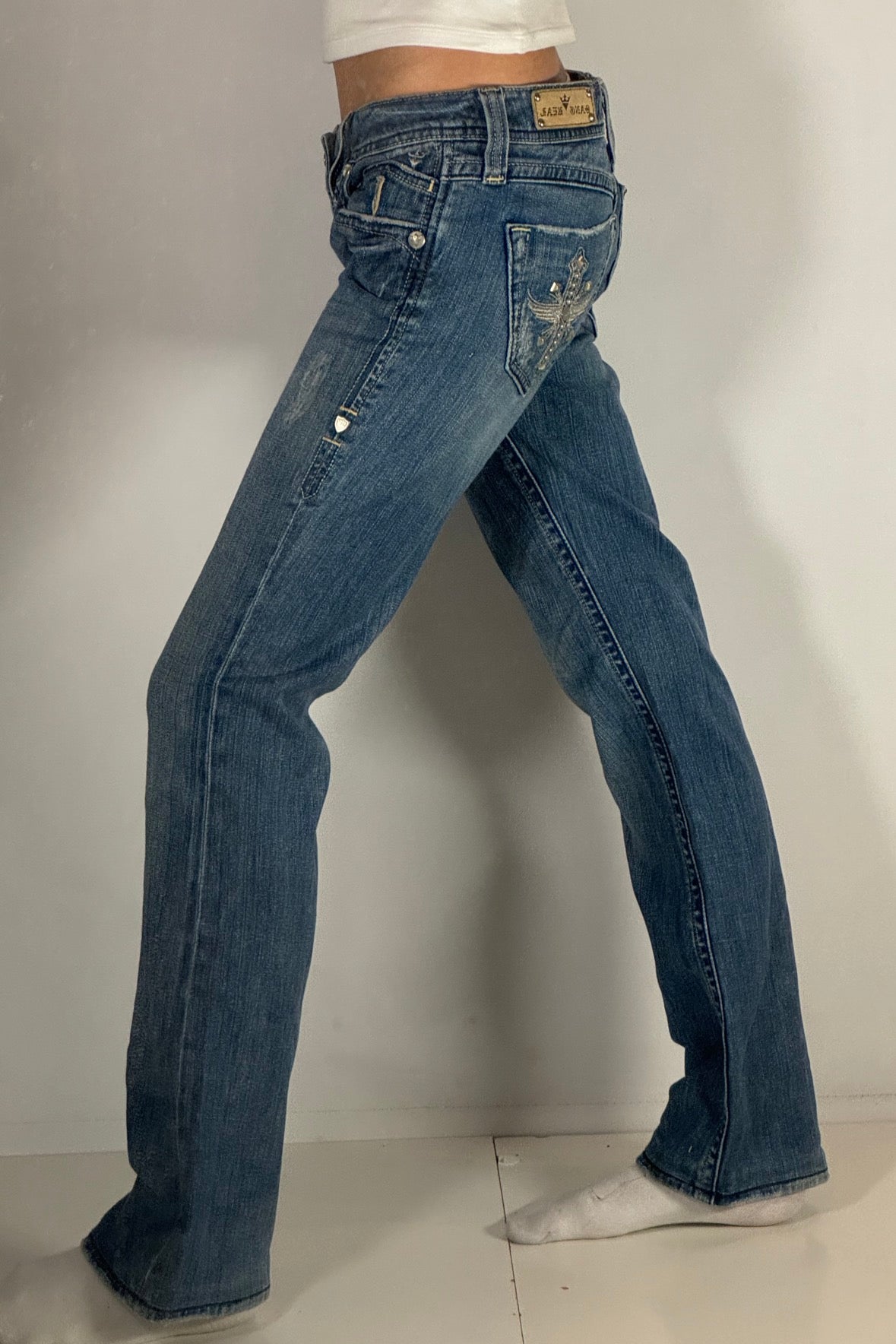Lågmidjade jeans stl: XS/S