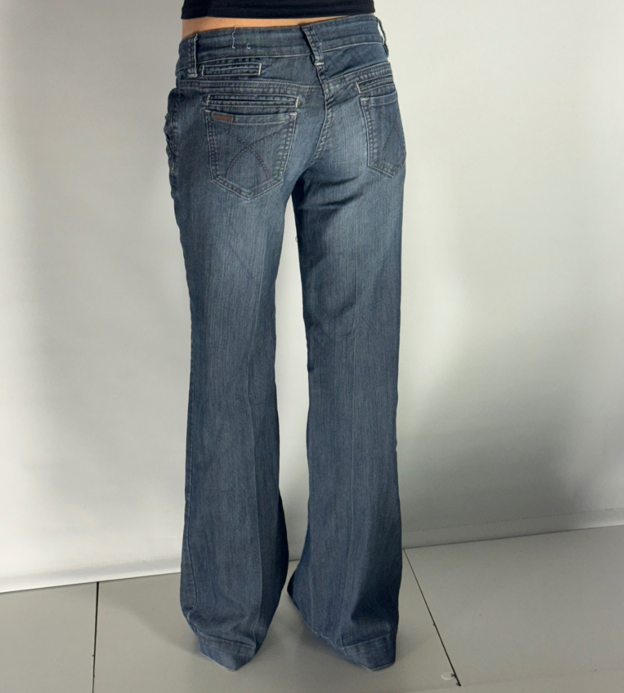 Lågmidjade jeans–stl: S