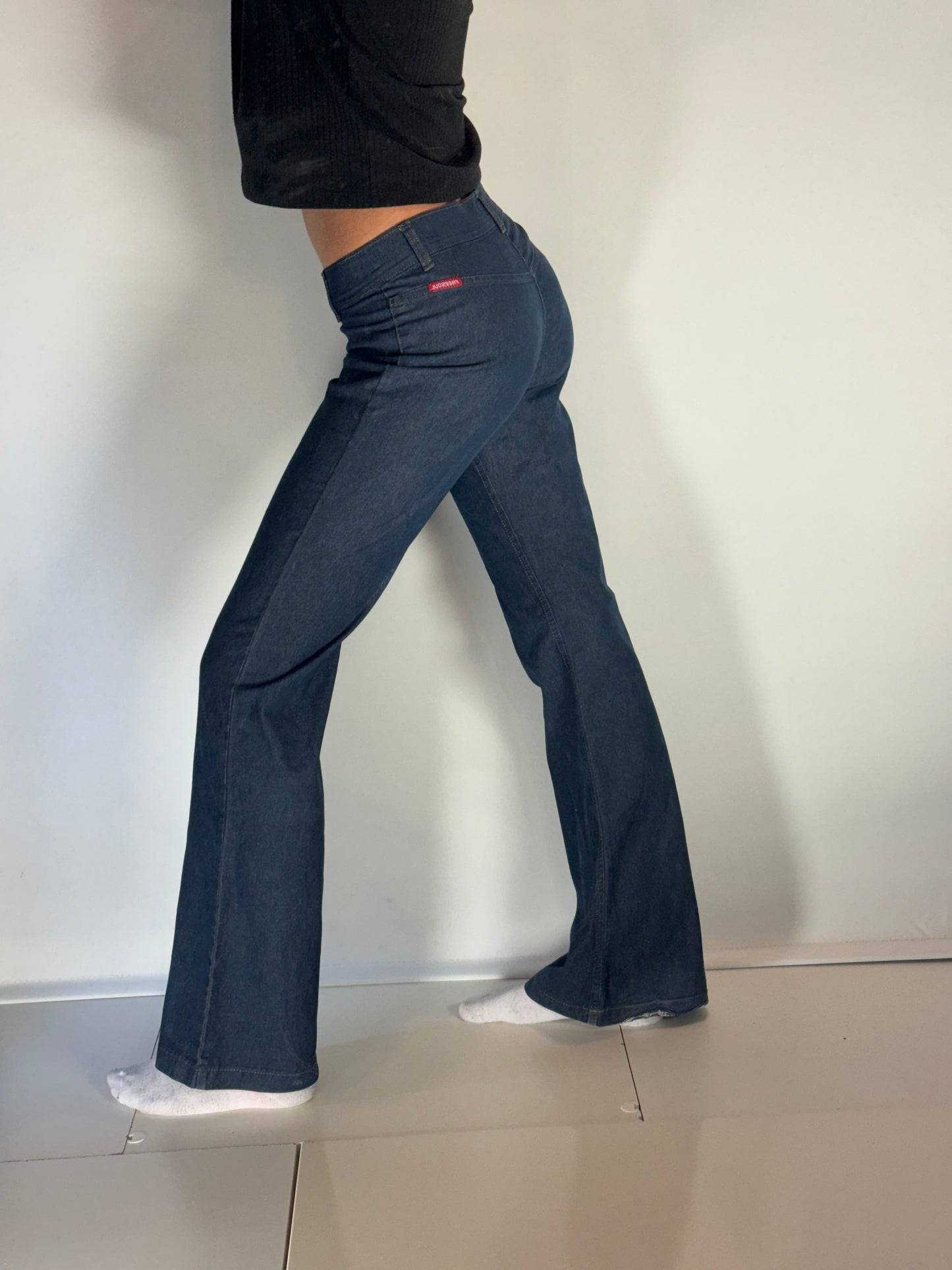 Lågmidjade jeans–stl: XS