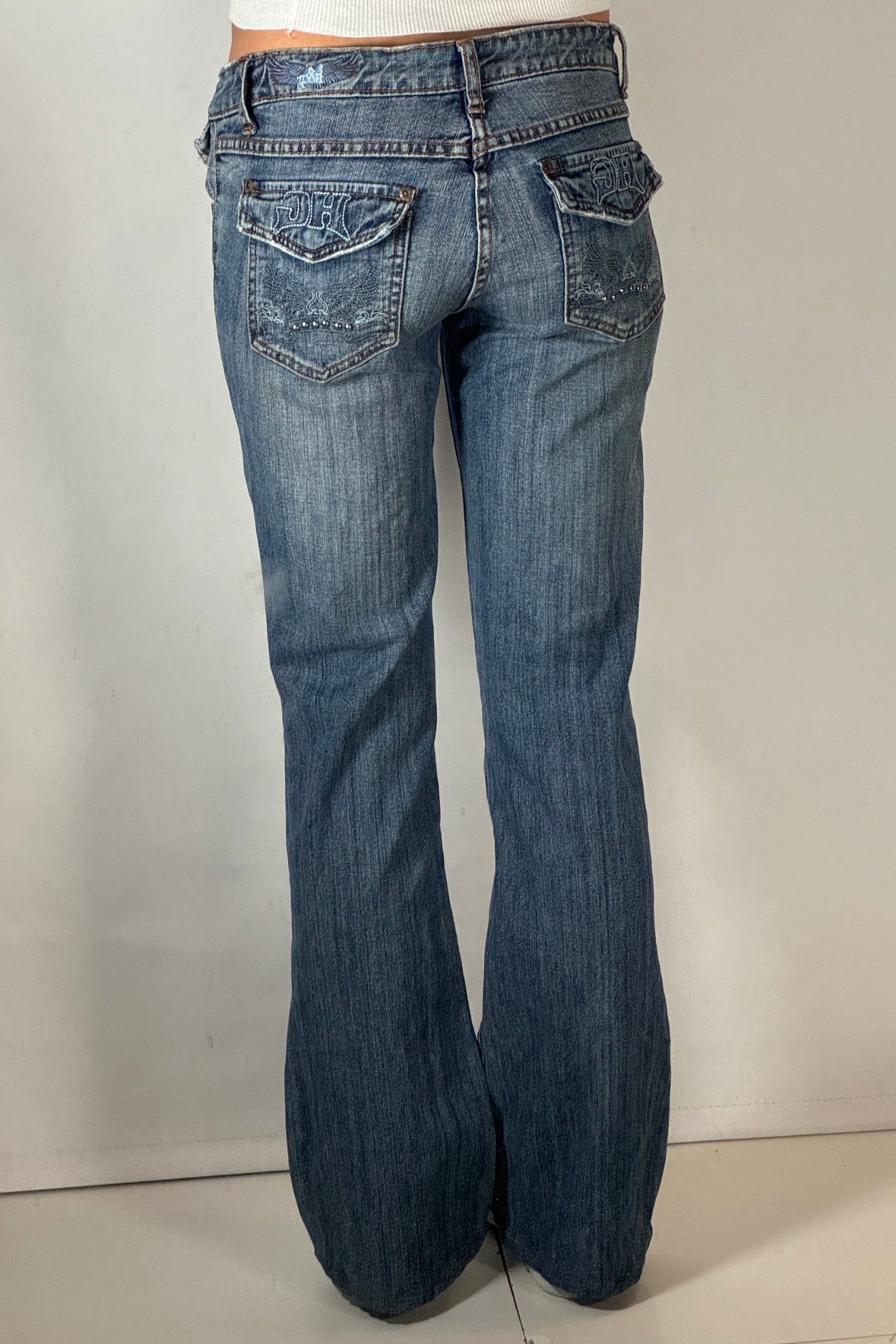 Lågmidjade jeans stl: S