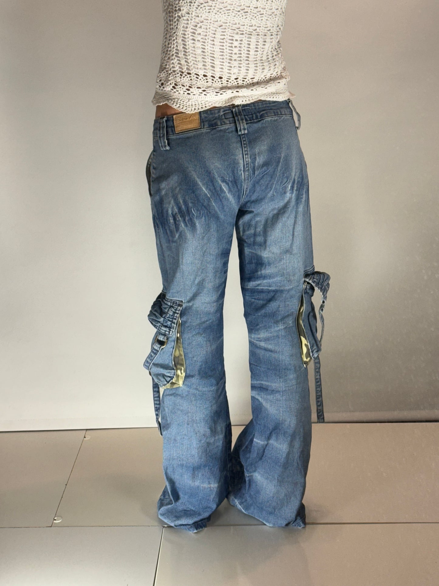 Cargo jeans–stl: S